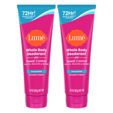Unscented | Cream Deodorant + Sweat Control 2-Pack