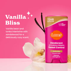 Vanilla Bliss | Sweat Control Solid Deodorant 3-Pack