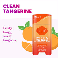 Clean Tangerine | Solid Stick Deodorant