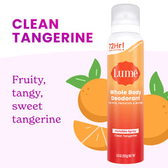 Clean Tangerine | Aluminum Free Spray Deo