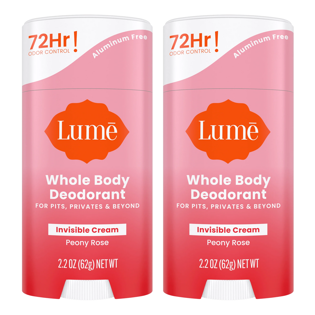 Peony Rose | Cream Stick Deodorant 2-Pack